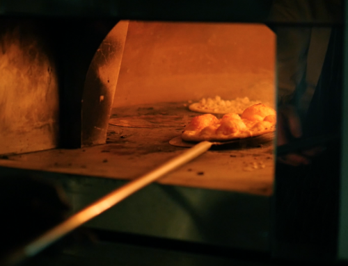 Baking wood fired pizza. Free HD video footage